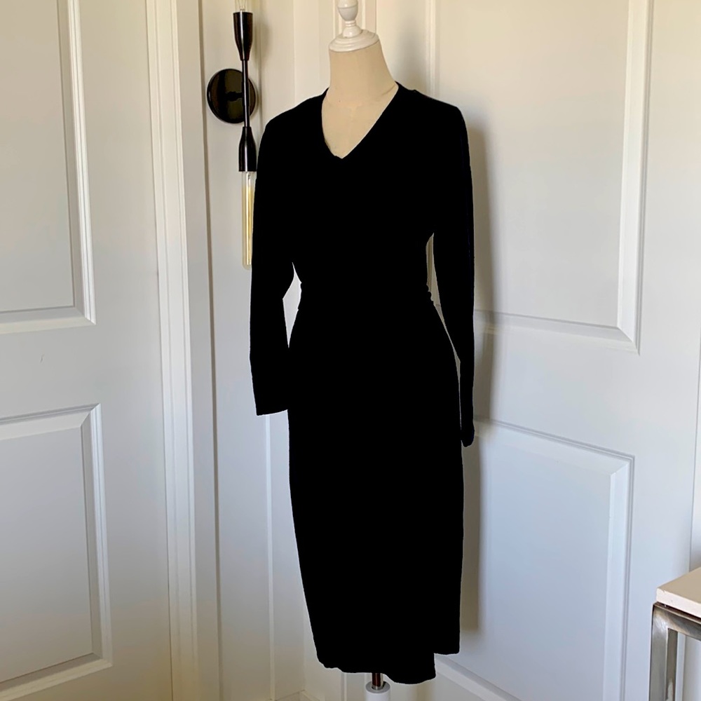 Pencil Dress Darkest green/grey